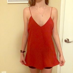 Backless Spaghetti Strap Cami